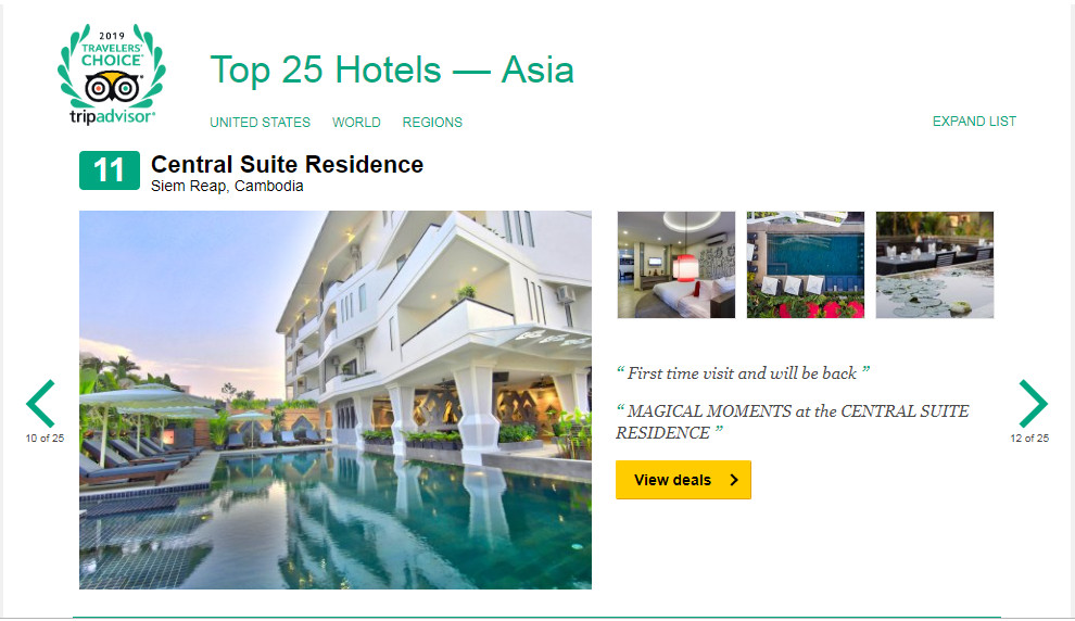 Top 25 Hotels Asia 