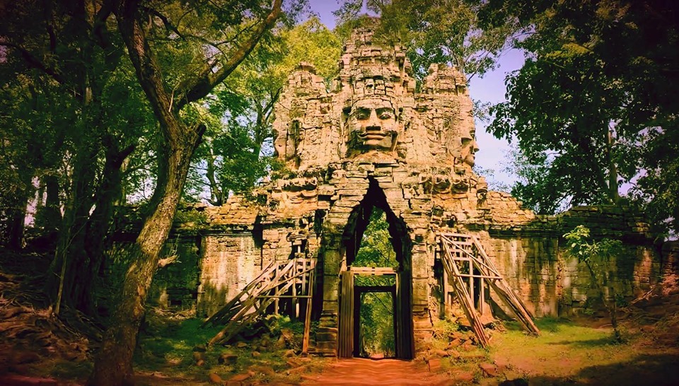 West Gate Of Angkor Thom 